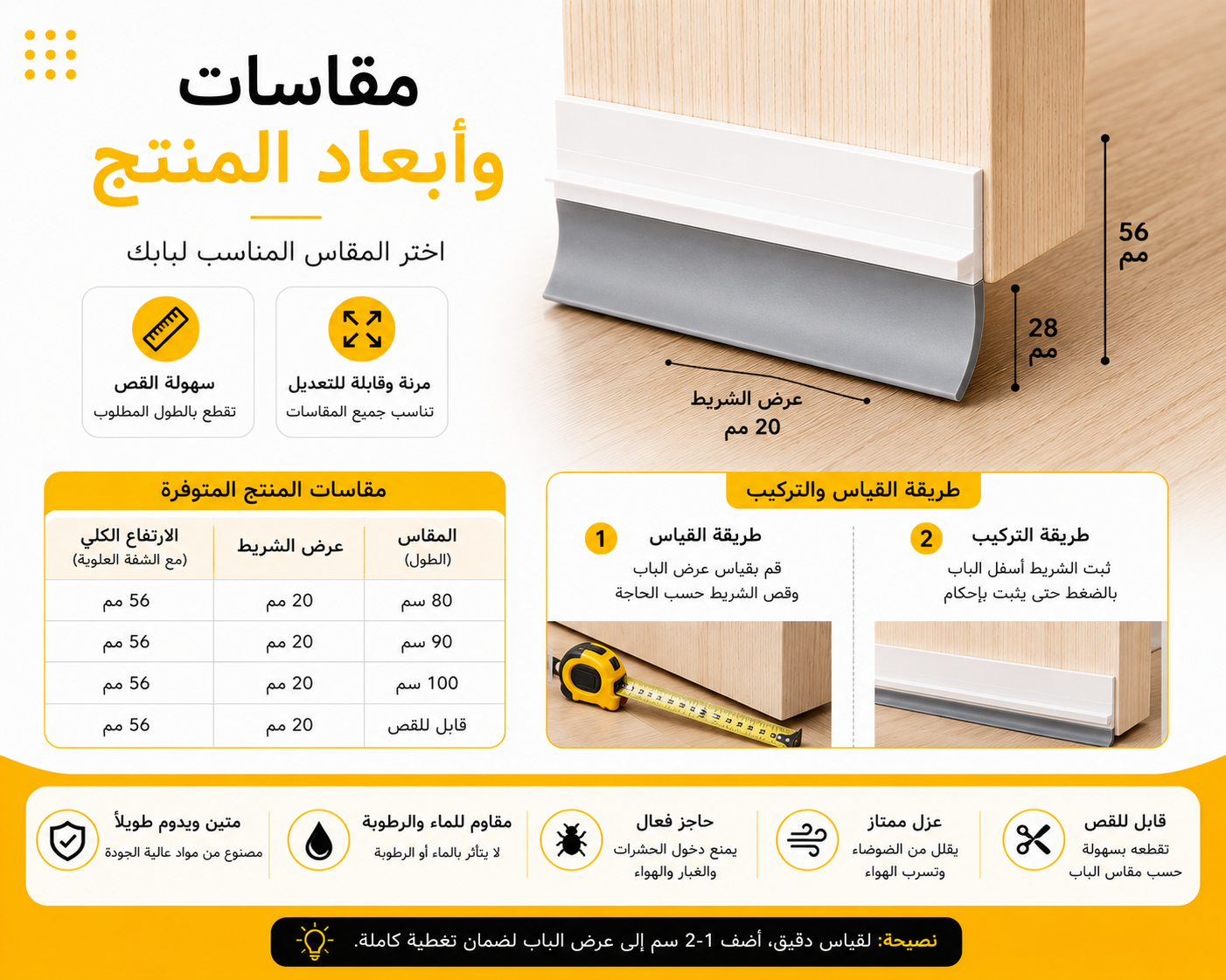 شريط لاصق عازل للحرارة ; التسربات و الحشرات